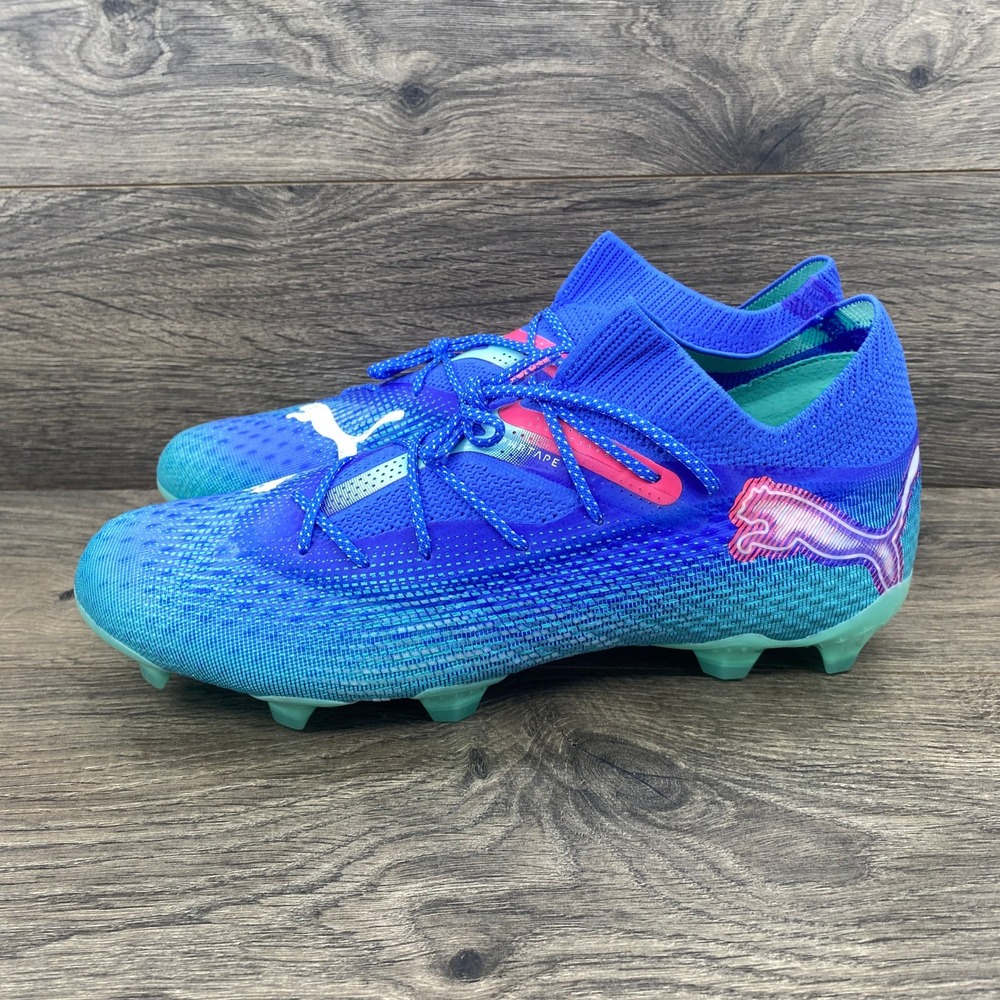 Puma Future 7 FG Soccer Cleats Blue Teal Pink Men's Size 11 Soccer 107916